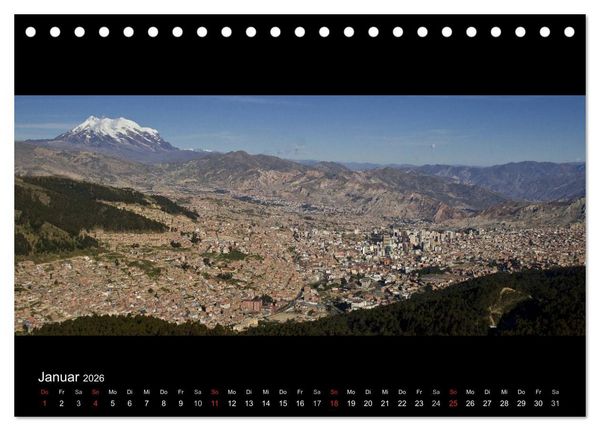 Produktbild: Peru & Bolivien - Land der Inka (Tischkalender 2026 DIN A5 quer), CALVENDO Monatskalender