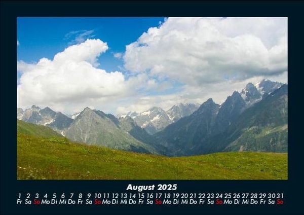Produktbild: Bergige Welten 2025 Fotokalender DIN A5