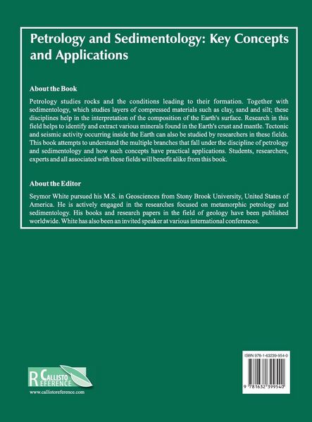 Produktbild: Petrology and Sedimentology