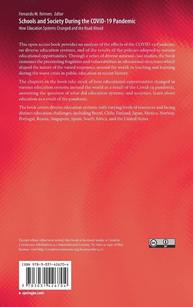 Produktbild: Schools and Society During the COVID-19 Pandemic