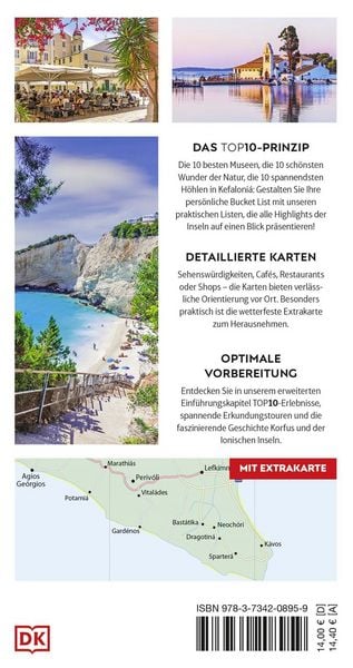 Produktbild: TOP10 Reisef&uuml;hrer Korfu & Ionische Inseln