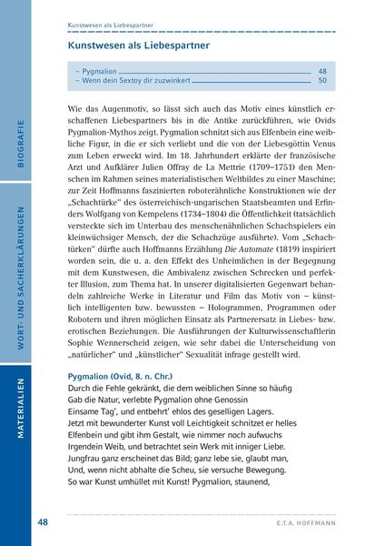 Produktbild: Der Sandmann von E. T. A. Hoffmann (Textausgabe)