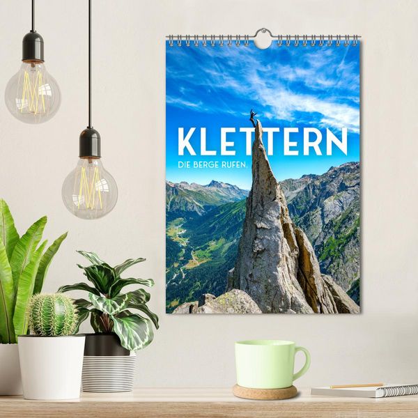 Produktbild: Klettern - Die Berge rufen. (Wandkalender 2026 DIN A4 hoch), CALVENDO Monatskalender