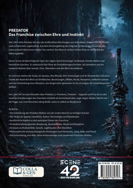Produktbild: Predator &ndash; Das Franchise zwischen Ehre und Instinkt (Scene 42-Das Filmarchiv)