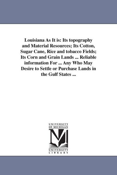 Produktbild: Louisiana As It is