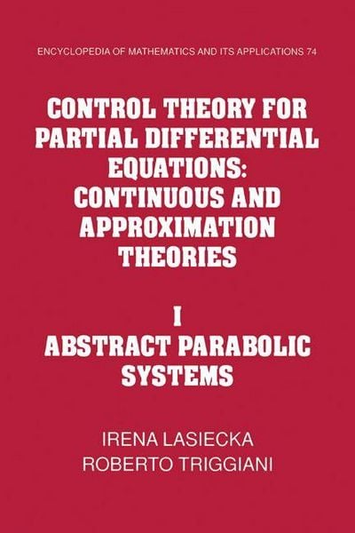Produktbild: Control Theory for Partial Differential Equations