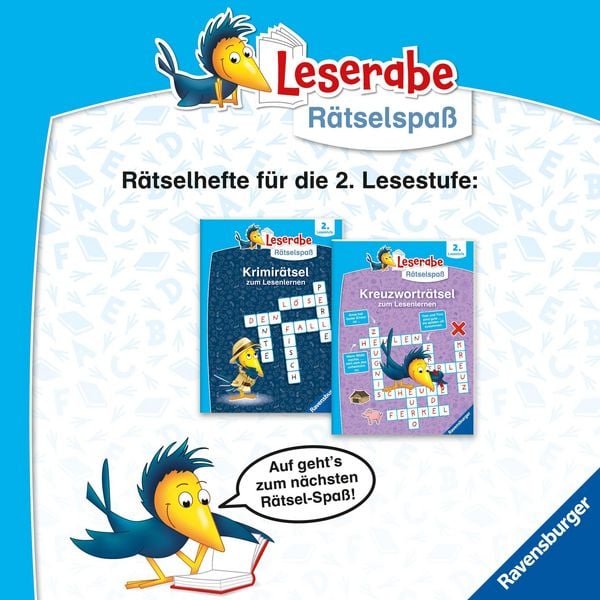 Produktbild: Leserabe R&auml;tselspa&szlig; - Krimir&auml;tsel zum Lesenlernen (2. Lesestufe)