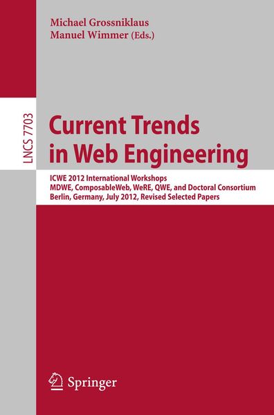 Produktbild: Current Trends in Web Engineering