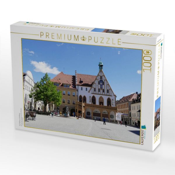 Produktbild: CALVENDO Puzzle Das Rathaus in Amberg | 1000 Teile Lege-Gr&ouml;&szlig;e 64x48cm Foto-Puzzle f&uuml;r gl&uuml;ckliche Stunden