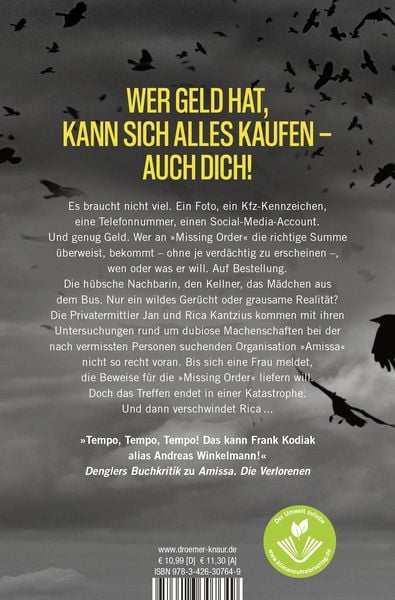 Produktbild: Amissa. Die Vermissten