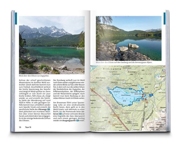 Produktbild: KOMPASS Wanderf&uuml;hrer Zugspitze, Werdenfelser Land, 60 Touren mit Extra-Tourenkarte