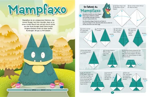 Produktbild: Pok&eacute;mon: Origami - Falte Dein eigenes Pok&eacute;mon