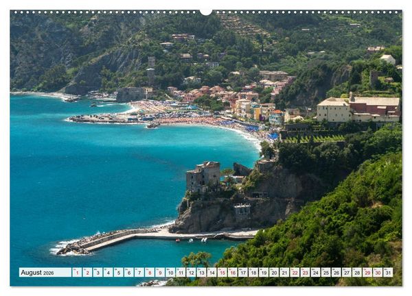 Produktbild: Die Italienische Riviera - Ligurien (hochwertiger Premium Wandkalender 2026 DIN A2 quer), Kunstdruck in Hochglanz
