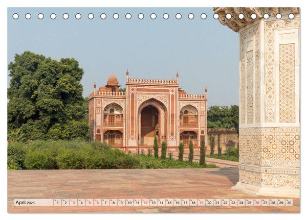 Produktbild: Indien - Eindrucksvoller Subkontinent (Tischkalender 2026 DIN A5 quer), CALVENDO Monatskalender