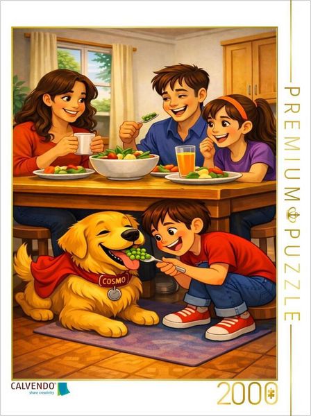 CALVENDO Puzzle Der Gemüseretter | 2000 Teile Lege-Größe 90 × 67 cm Foto-Puzzle für glückliche Stunden