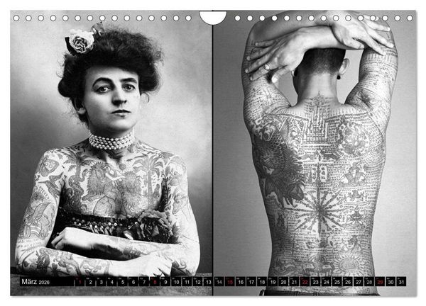 Produktbild: K&ouml;rperkult Tattoo (Wandkalender 2026 DIN A4 quer), CALVENDO Monatskalender