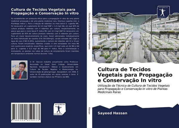 Produktbild: Cultura de Tecidos Vegetais para Propaga&ccedil;&atilde;o e Conserva&ccedil;&atilde;o In vitro
