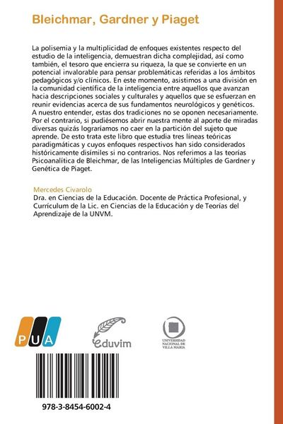 Produktbild: Bleichmar, Gardner y Piaget