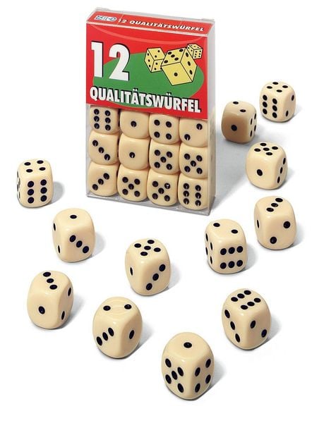 Produktbild: Ravensburger 12 W&uuml;rfel in Klarsichtbox