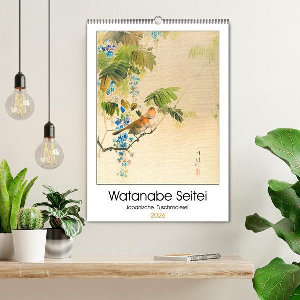 Produktbild: Watanabe Seitei - Japanische Tuschmalerei (Wandkalender 2026 DIN A2 hoch), CALVENDO Monatskalender