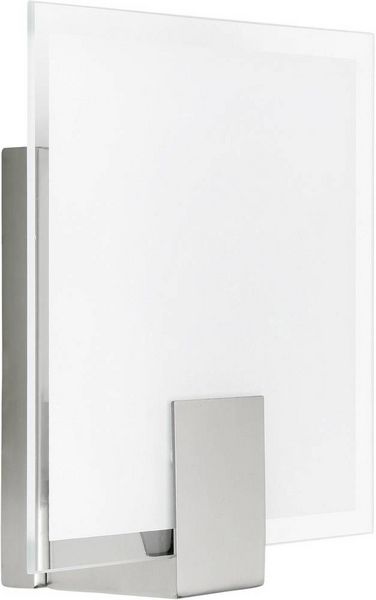Brilliant Sonian 90324/13 Wandleuchte E14 40W LED Edelstahl, Weiß