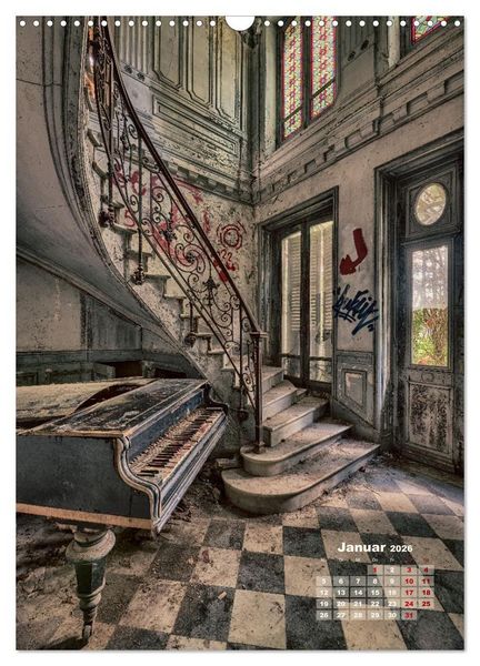Produktbild: Lost Places - morbide Sch&ouml;nheiten (Wandkalender 2026 DIN A3 hoch), CALVENDO Monatskalender