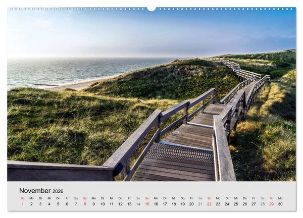 Produktbild: Sylt mein Inselblick (Wandkalender 2026 DIN A2 quer), CALVENDO Monatskalender
