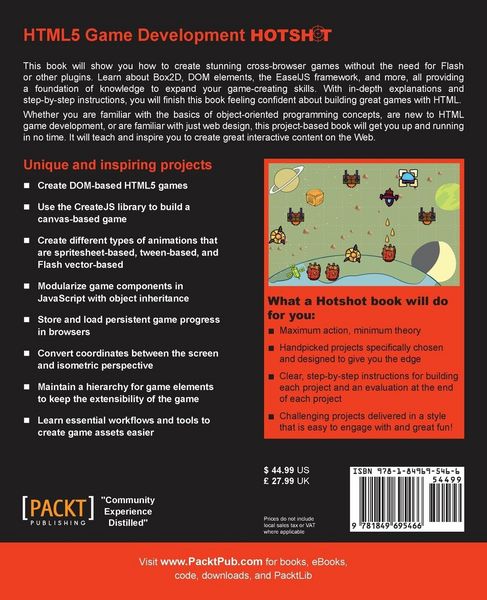 Produktbild: Html5 Game Development Hotshot