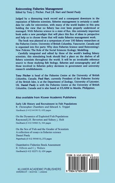 Produktbild: Reinventing Fisheries Management