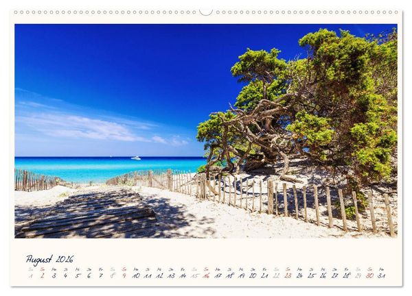 Produktbild: Korsika - Traumhafte K&uuml;sten am Mittelmeer (hochwertiger Premium Wandkalender 2026 DIN A2 quer), Kunstdruck in Hochglanz