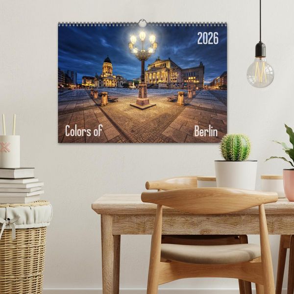 Produktbild: Colors of Berlin 2026 (Wandkalender 2026 DIN A3 quer), CALVENDO Monatskalender