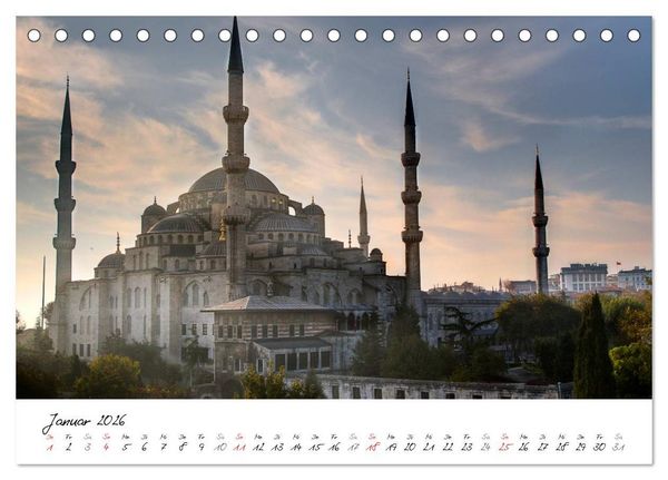 Produktbild: Istanbul - Stadt auf zwei Kontinenten (Tischkalender 2026 DIN A5 quer), CALVENDO Monatskalender