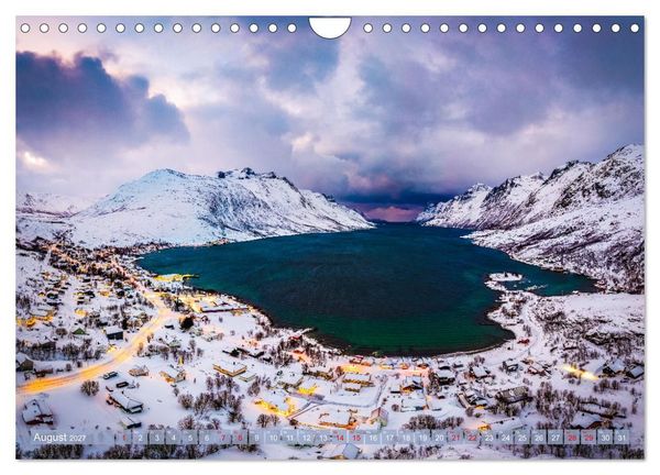 Produktbild: Troms&oslash; in der Polarnacht (Wandkalender 2027 DIN A4 quer), CALVENDO Monatskalender