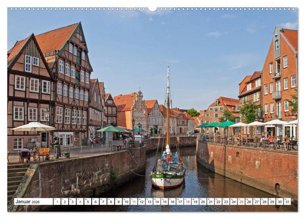 Produktbild: Die Nordsee zwischen Stade und Pellworm (hochwertiger Premium Wandkalender 2026 DIN A2 quer), Kunstdruck in Hochglanz