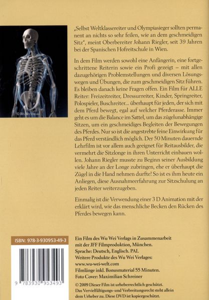 Produktbild: Der geschmeidige Sitz - Die Sprache zwischen Reiter und Pferd
