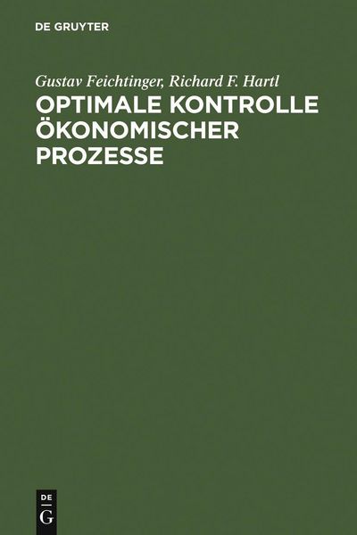 Produktbild: Optimale Kontrolle &ouml;konomischer Prozesse