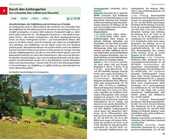 Produktbild: ROTHER Wanderbuch Wochenendtouren Franken