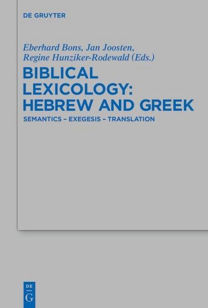 Produktbild: Biblical Lexicology: Hebrew and Greek