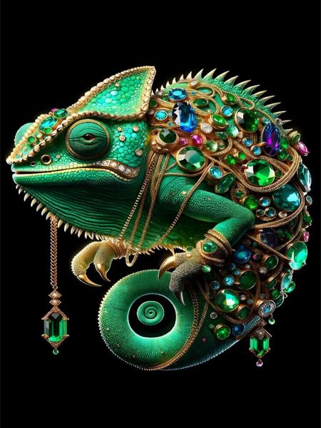 Produktbild: CALVENDO Puzzle Magie des Cham&auml;leon | 1000 Teile Lege-Gr&ouml;&szlig;e 64x48cm Foto-Puzzle f&uuml;r gl&uuml;ckliche Stunden