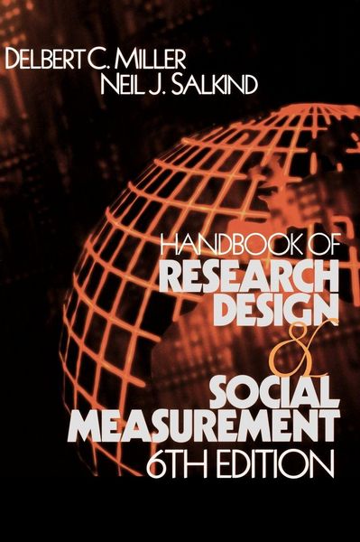 Produktbild: Handbook of Research Design and Social Measurement