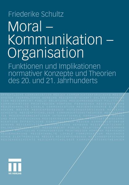 Produktbild: Moral - Kommunikation - Organisation