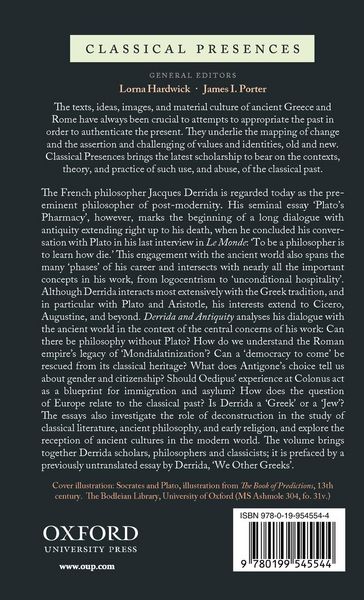 Produktbild: Derrida and Antiquity
