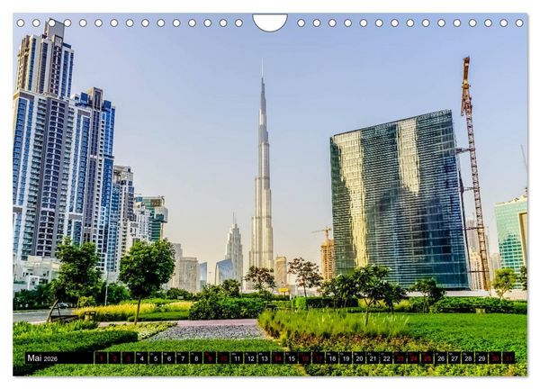 Produktbild: Dubai Highlights (Wandkalender 2026 DIN A4 quer), CALVENDO Monatskalender