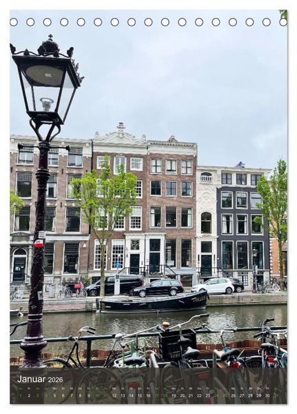Produktbild: Sch&ouml;nes Amsterdam (Tischkalender 2026 DIN A5 hoch), CALVENDO Monatskalender
