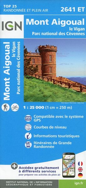 Produktbild: 2641ET Mont Aigoual. le Vigan. Parc national des C&eacute;vennes