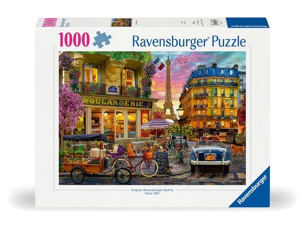 Erwachsenenpuzzle 1000 Teile - Paris im Morgenrot