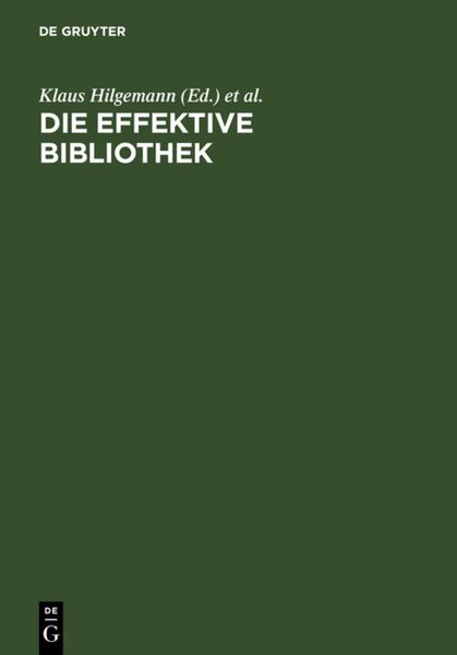 Produktbild: Die effektive Bibliothek
