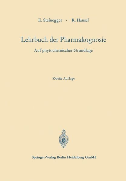 Produktbild: Lehrbuch der Pharmakognosie
