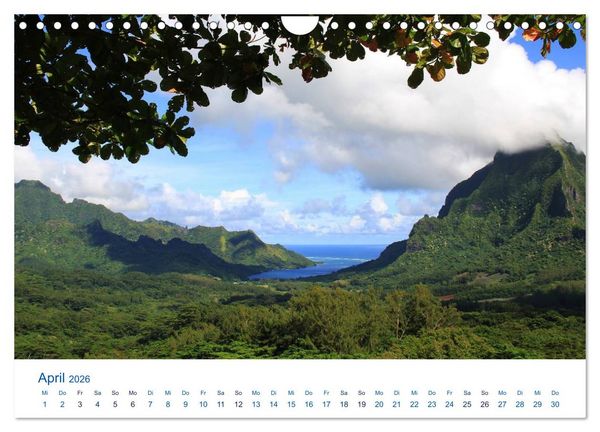Produktbild: S&uuml;dsee-Insel Mo'orea (Wandkalender 2026 DIN A4 quer), CALVENDO Monatskalender