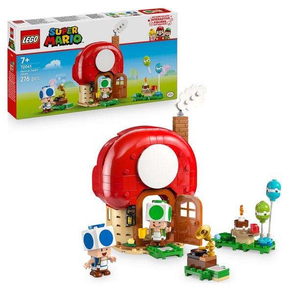 LEGO Super Mario 72041 Party beim Toad-Haus, Spielzeug für Kinder